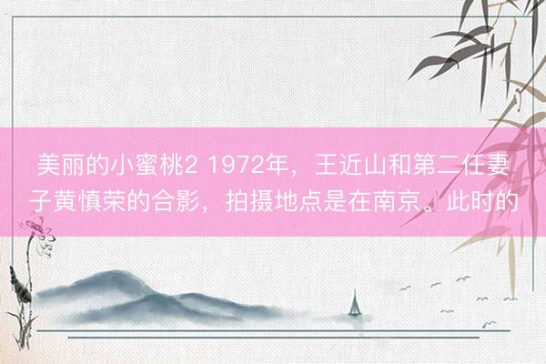 美丽的小蜜桃2 1972年，王近山和第二任妻子黄慎荣的合影，拍摄地点是在南京。此时的