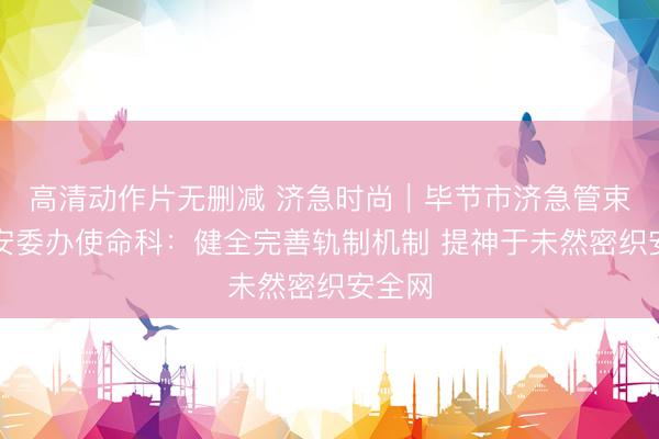 高清动作片无删减 济急时尚｜毕节市济急管束局市安委办使命科：健全完善轨制机制 提神于未然密织安全网