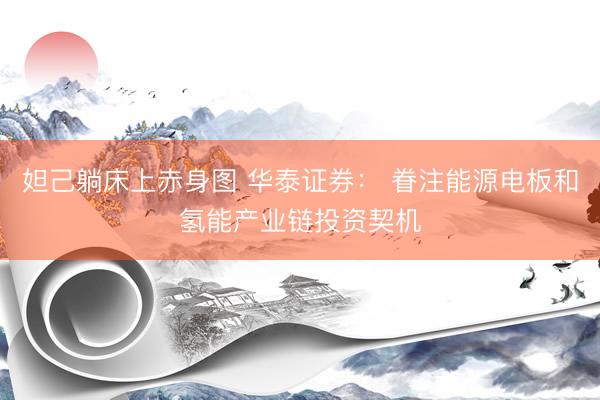 妲己躺床上赤身图 华泰证券： 眷注能源电板和氢能产业链投资契机